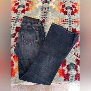 Buckle Black Flare Jeans